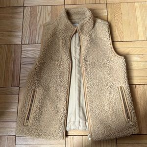 JCrew Vest in Camel
